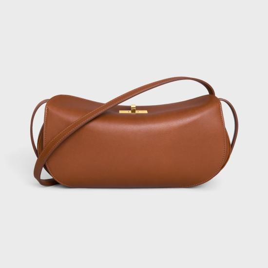 26FW 셀린느 리틀 핫 독 백 123542J80 04LU TAN - CELINE