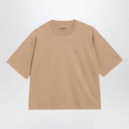 26FW 칼하트 WIP 숏슬리브 체스터 티셔츠 I030656CO 07EXX BEIGE