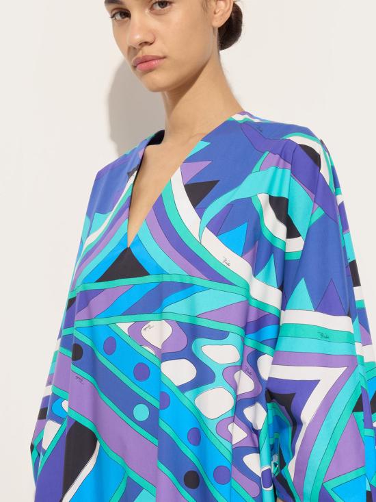 26SS 에밀리오푸치 미디 원피스 6HRL256H848022 BLU - EMILIO PUCCI