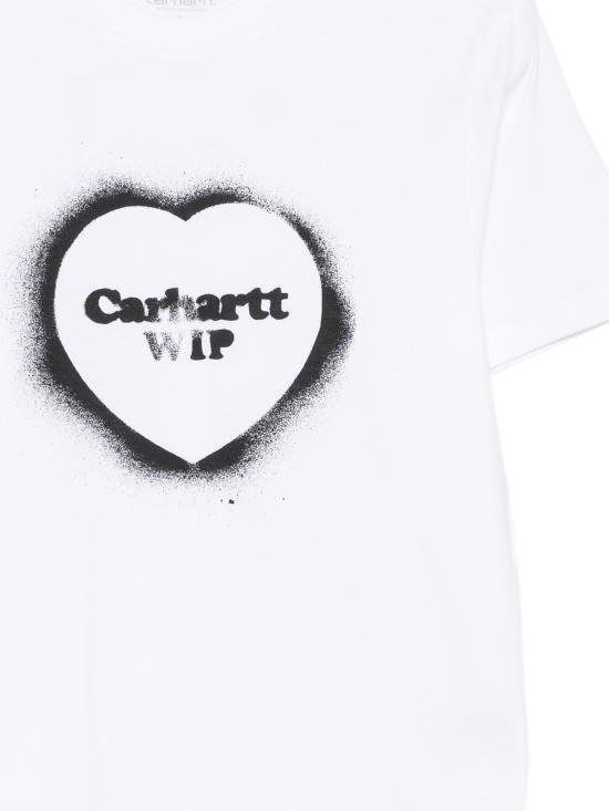 26FW 칼하트 WIP 반팔 티셔츠 I036907CO 02XX WHITE - CARHARTT WIP