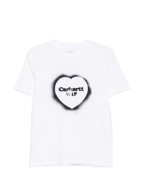 26FW 칼하트 WIP 반팔 티셔츠 I036907CO 02XX WHITE