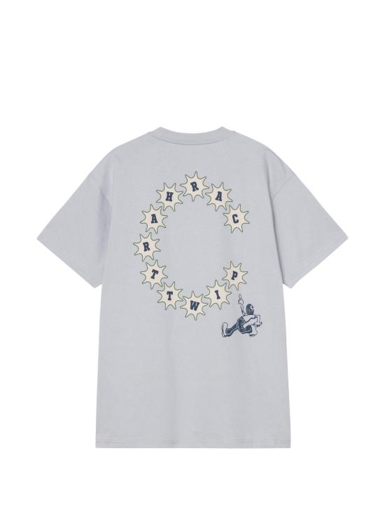 26SS 칼하트 WIP 숏슬리브 C 트립 티셔츠 I036233CO 1NKXX GREY - CARHARTT WIP