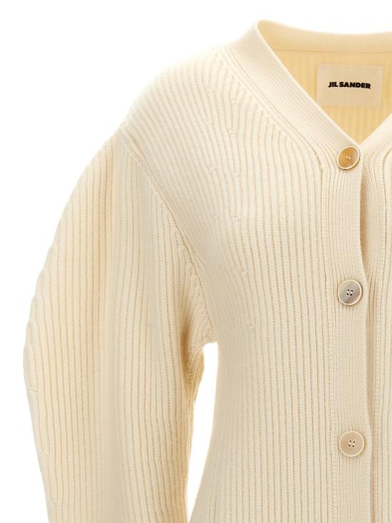  질샌더 가디건 LDJ03HP0010J14747105 CREAM - JIL SANDER