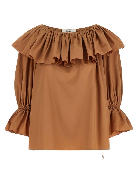  끌로에 셔츠 LDCH26UH10114426U CAMEL