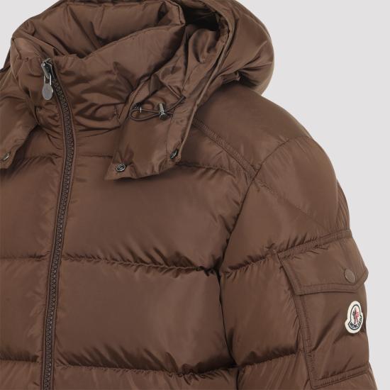 26FW 몽클레어 클래식 후드 다운 패딩 자켓 L20911A53600539ZD 262 BROWN - MONCLER