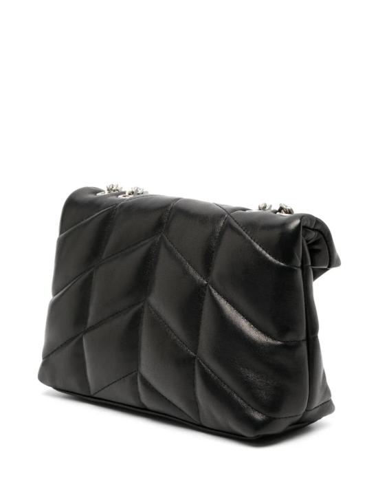 26FW 생로랑 토이 푸퍼 소프트 나파 램스킨 숄더백 7593371EL00 1000 BLACK - SAINT LAURENT