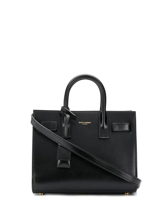 26FW 생로랑 스무스 레더 클래식 삭 드 주르 나노 39203502G9W 1000 BLACK
