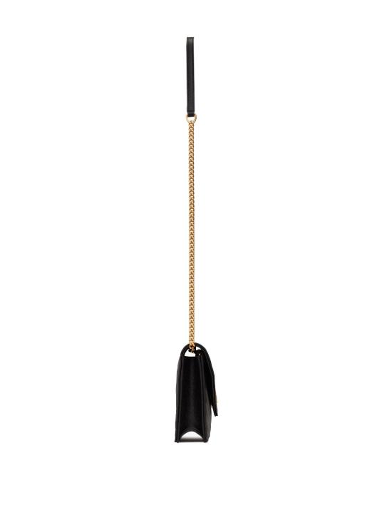26FW 생로랑 그랑 드 뿌드르 레더 카산드라 엔벨로프 체인 지갑 857605BOW01 1000 NERO - SAINT LAURENT