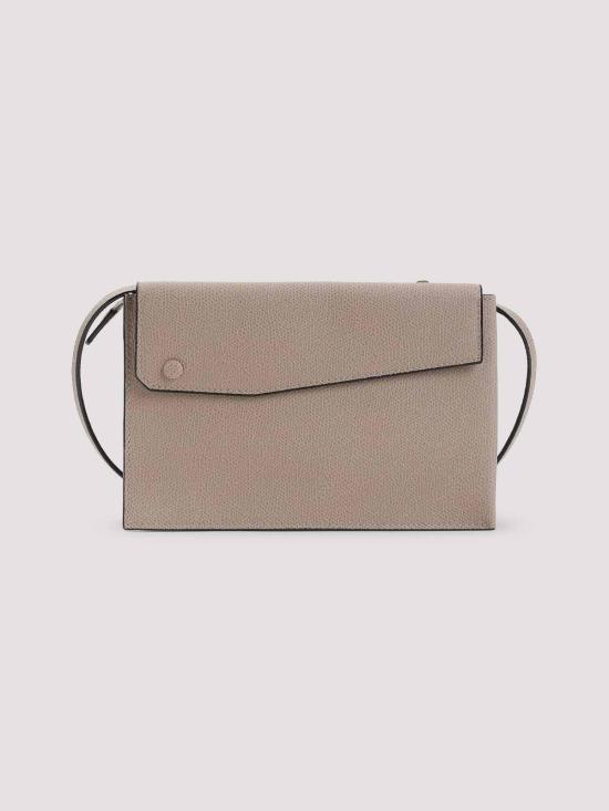 26FW 발렉스트라 TRIO, 트리오 포켓 슬림 크로스바디 백 WBPK0001028LOC99MSA BEIGE - VALEXTRA