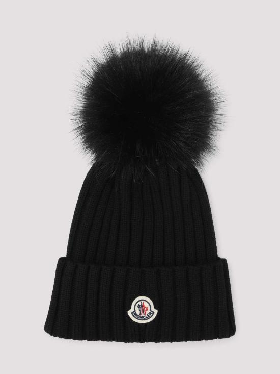 26FW 몽클레어 폼폼 울 비니 L20933B00039M1131999 Black - MONCLER