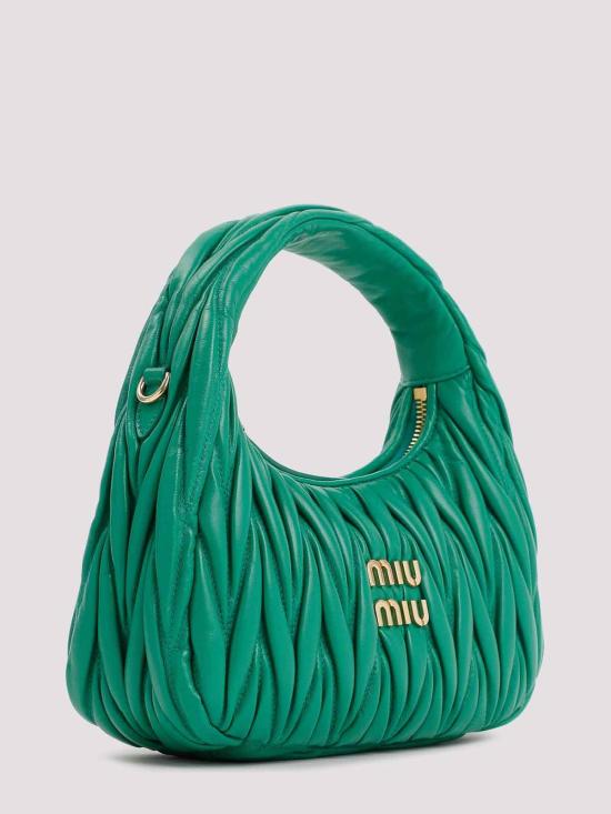 26FW 미우미우 완더 마테라쎄 나파 레더 호보 백 5BC125VOOYAN88F0458 ORANGE - MIU MIU