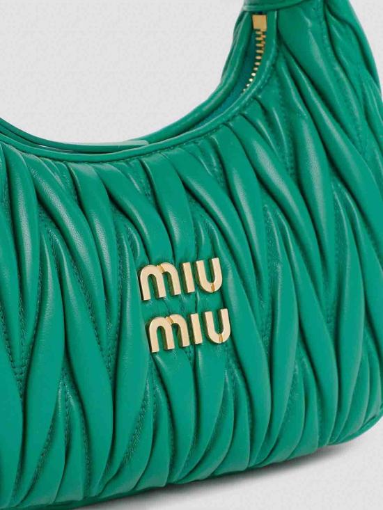 26FW 미우미우 완더 마테라쎄 나파 레더 호보 백 5BC125VOOYAN88F0458 ORANGE - MIU MIU