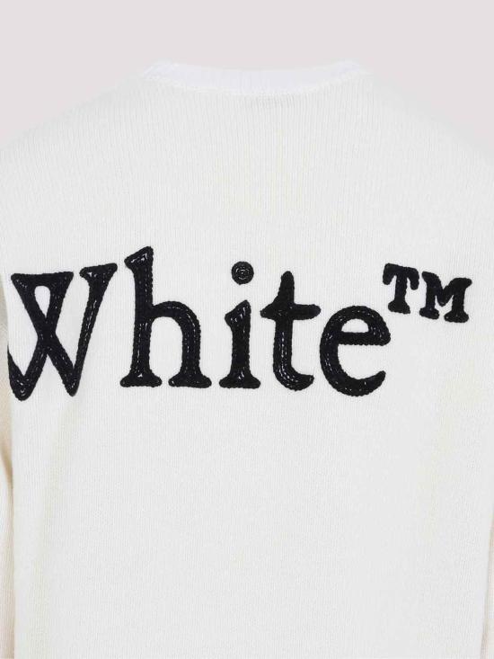 26FW 오프화이트 스웨터 44MHE20QF26K001110 WHITE - OFF WHITE
