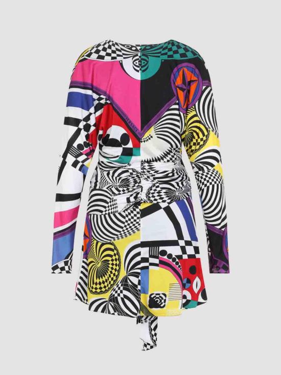 26FW 베르사체 미디 스커트 10265751A192855X000 MULTICOLOUR - VERSACE