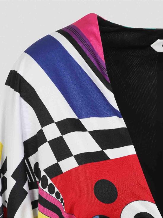 26FW 베르사체 미디 스커트 10265751A192855X000 MULTICOLOUR - VERSACE