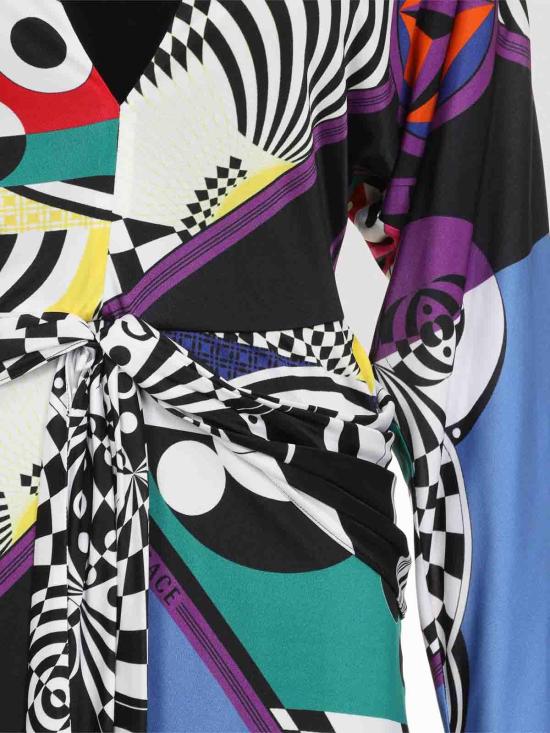 26FW 베르사체 미디 스커트 10265751A192855X000 MULTICOLOUR - VERSACE