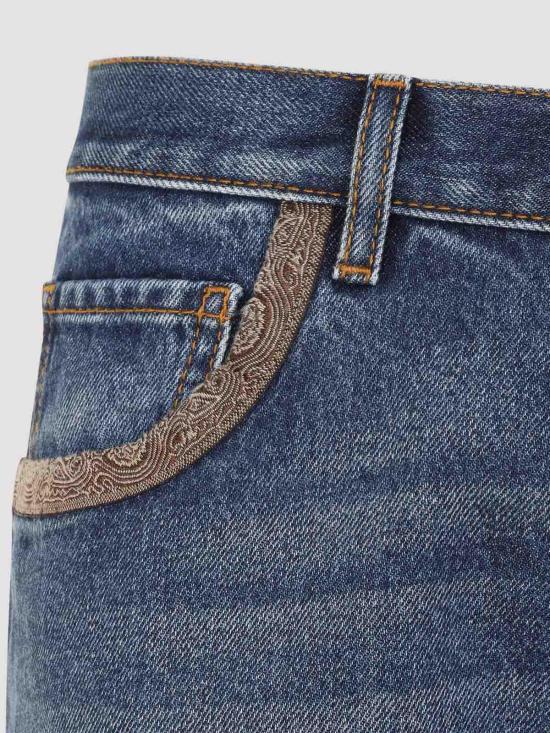 26FW 에트로 스트레이트 팬츠 MRNB0021AC358S9091 DARK WASH - ETRO
