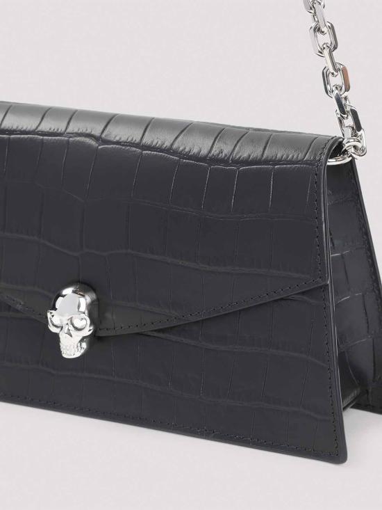 26FW 알렉산더 맥퀸 클러치/파우치 8746981HBT21000 BLACK - ALEXANDER MCQUEEN