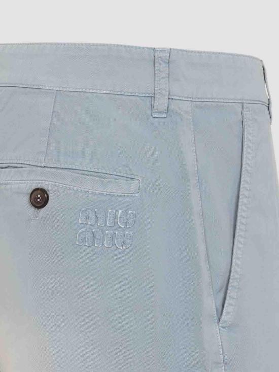 26FW 미우미우 팬츠 MP1970SOOO19R3F0637 LIGHT BLUE - MIU MIU