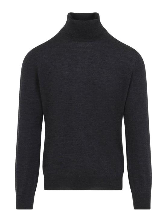 26FW 브루넬로 쿠치넬리 롤 넥 스웨터 M2400103C055A GREY