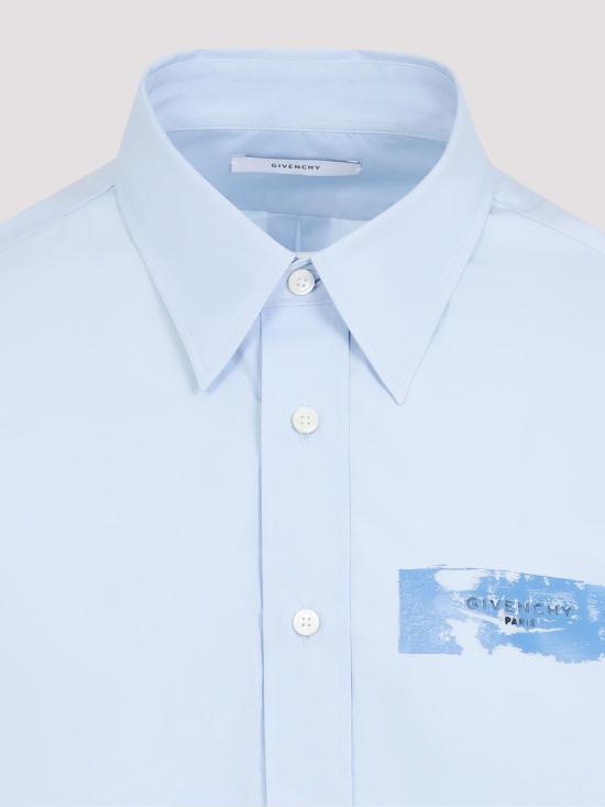 26FW 지방시 셔츠 BM617V1YMY452 LIGHT BLUE - GIVENCHY