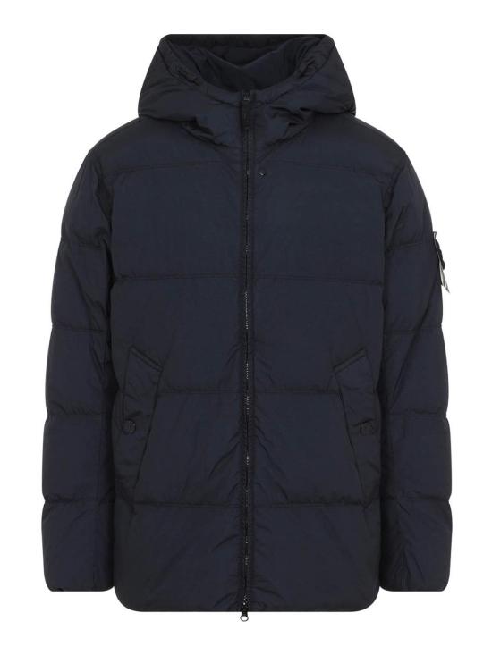 26FW 스톤 아일랜드 크링클 렙스 NY 패딩 재킷 L2S154100037S0A23V0020 DARK BLUE