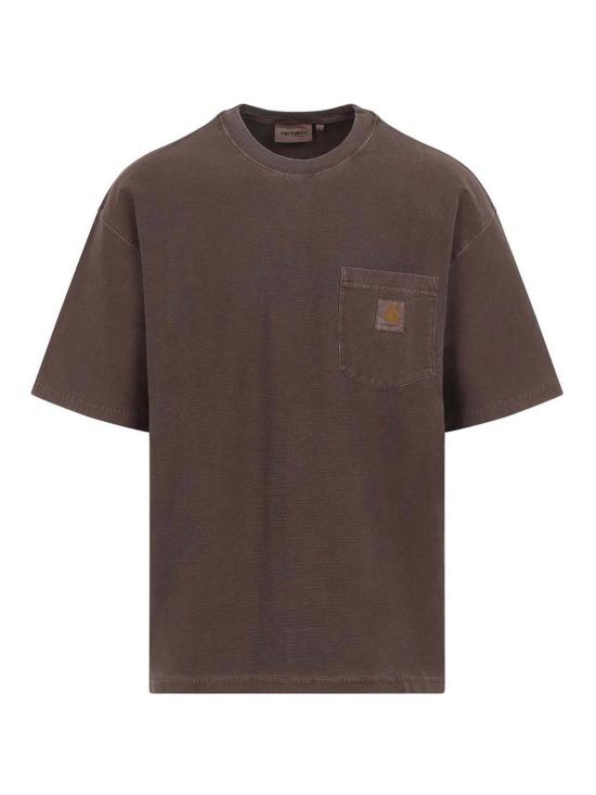 26FW 칼하트 반팔 티셔츠 I03686347GD BROWN