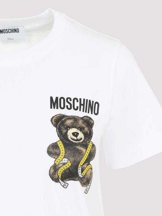 26FW 모스키노 반팔 티셔츠 262E070855411001 WHITE - MOSCHINO