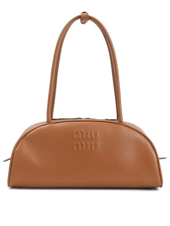 26FW 미우미우 보 레더 백 5BB193VOOO2CRWF0046 BROWN
