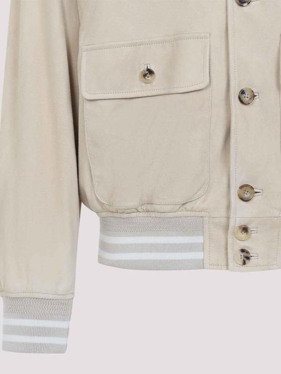 26FW 랄프로렌 퍼플라벨 봄버 자켓 790P17574001CHAMPAGNE Purple - RALPH LAUREN PURPLE LABEL