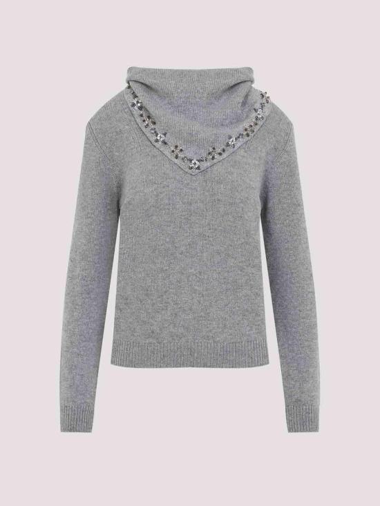 26FW 프라다 탑 P24F3FSOOO17E2F0031 Grey - PRADA