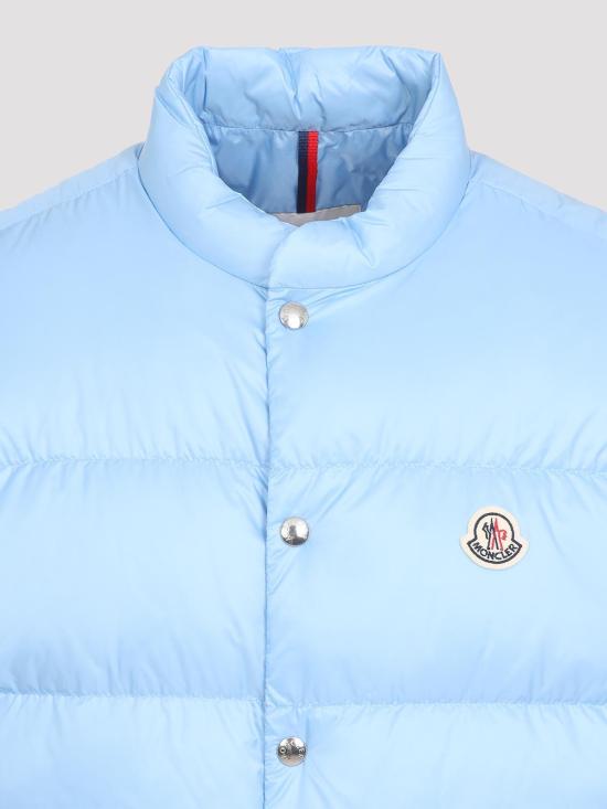 26FW 몽클레어 튀크루이 퀼팅 다운 패딩 베스트 L20911A00028597YF70P LIGHT BLUE - MONCLER