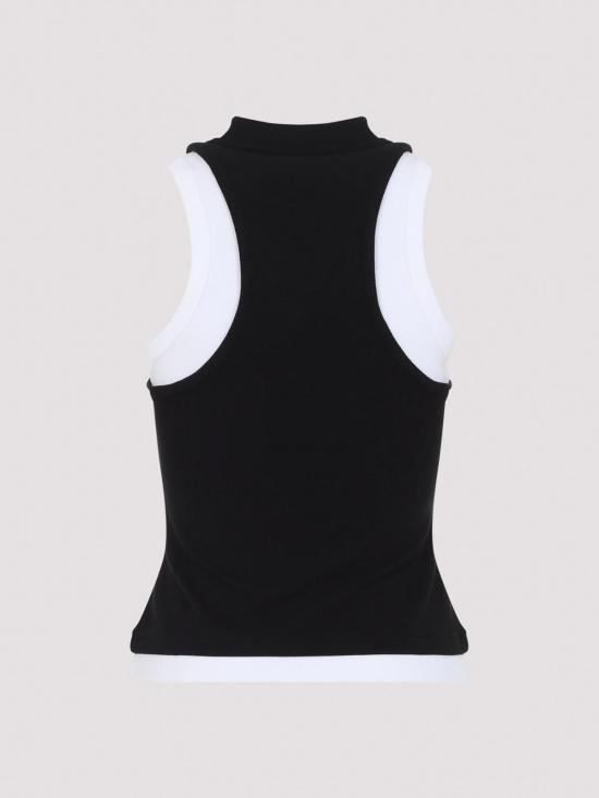 26FW 베르사체 민소매 티셔츠 10269431A186392BS70 BLACK - VERSACE