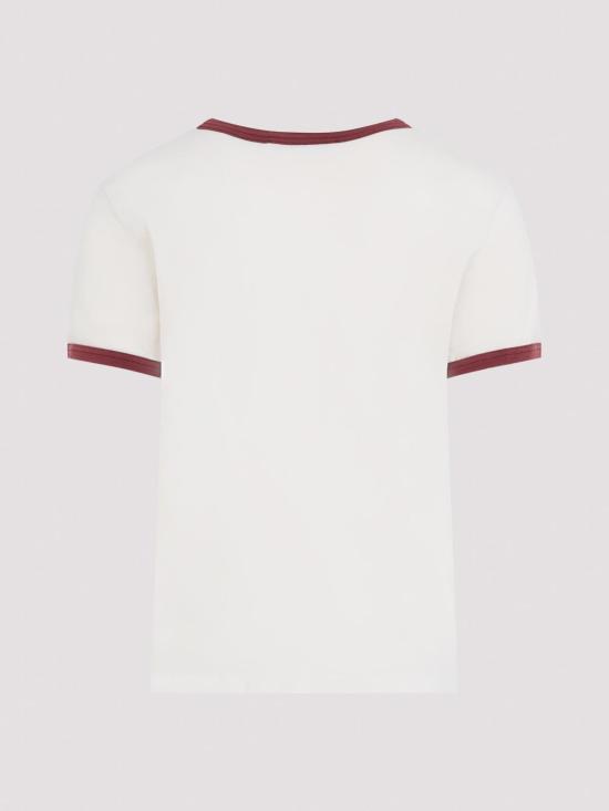 26FW 아크네 스튜디오 반팔 티셔츠 BL0442CM7 BURGUNDY - ACNE STUDIOS