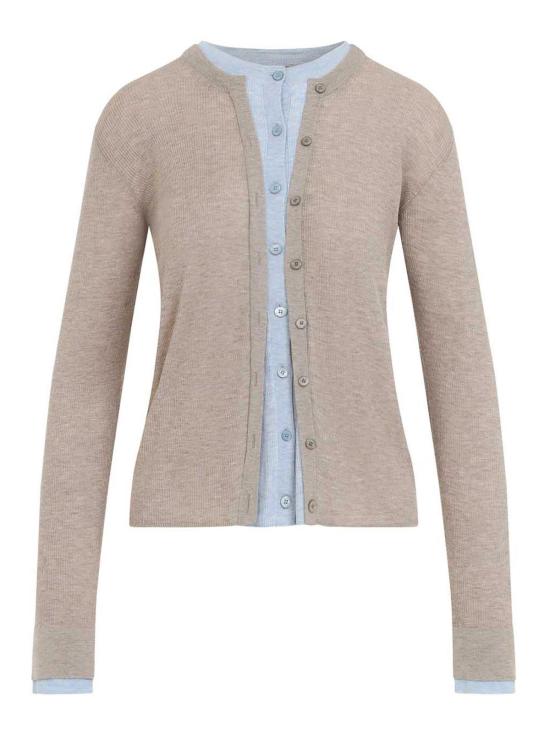 26FW 아크네 스튜디오 플래킷 레이어드 가디건 A60693BX2 BEIGE