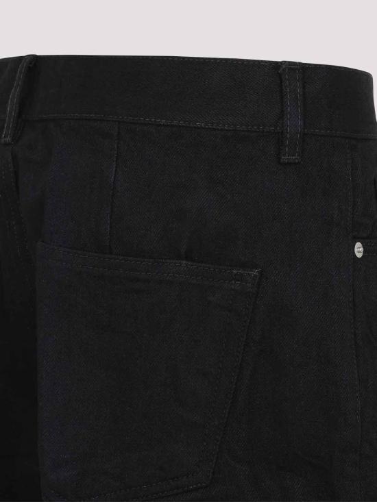 26FW 릭 오웬스 스트레이트 팬츠 RR02F4303HDK09 BLACK - RICK OWENS