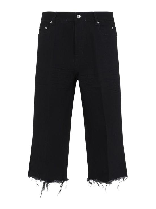 26FW 릭 오웬스 스트레이트 팬츠 RR02F4303HDK09 BLACK