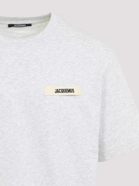 26FW 자크뮈스 그로그랭 로고 티셔츠 TSM00133AJ00226950 GREY - JACQUEMUS