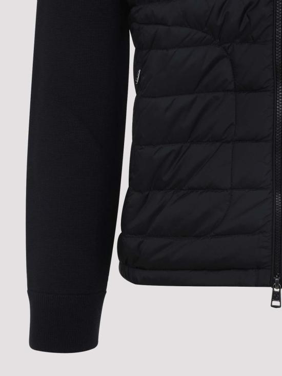 26FW 몽클레어 패딩 집업 울 가디건 L20919B50700A9341999 BLACK - MONCLER