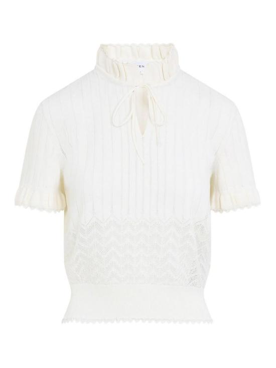 26FW 알렉산더 맥퀸 민소매 티셔츠 876348Q1BH39004 WHITE