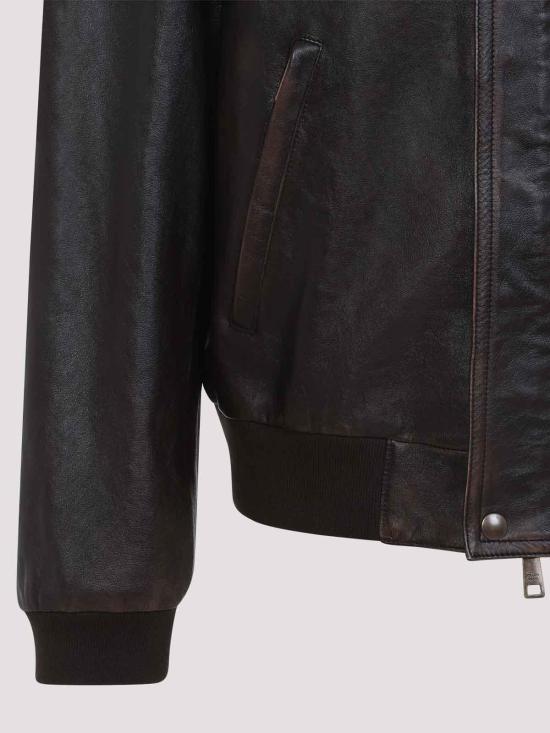 26FW 프라다 봄버 자켓 UPW622SOOO16ILF0003 Dark Brown - PRADA