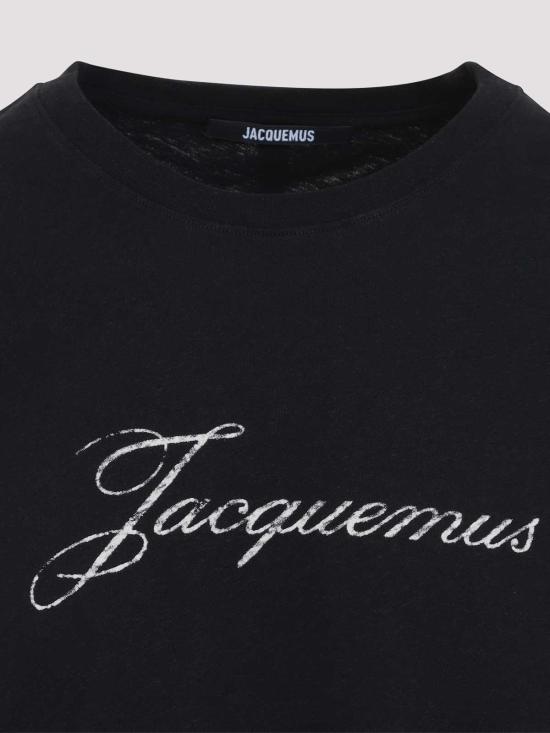 26FW 자크뮈스 반팔 티셔츠 TSU00351AJ00289990 BLACK - JACQUEMUS