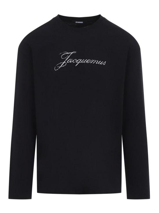 26FW 자크뮈스 반팔 티셔츠 TSU00351AJ00289990 BLACK