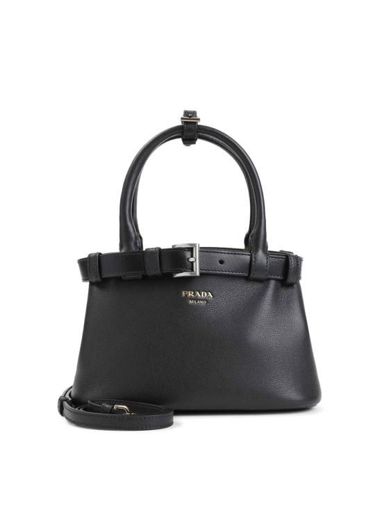 26FW 프라다 스몰 가죽 벨트 백 1BA502VOBO2CY9F0002 BLACK