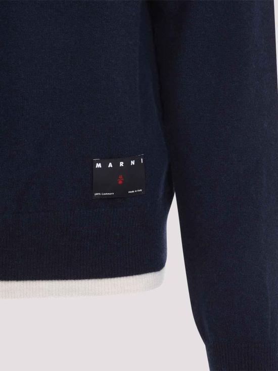 26FW 마르니 스웨터 GCMG0502Q0UFX331MXB84 BLUE - MARNI