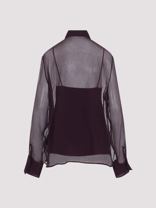 26FW 에르마노 설비노 셔츠 D492K404CSQYE92118 DARK RED - ERMANNO SCERVINO