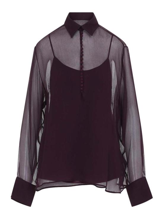 26FW 에르마노 설비노 셔츠 D492K404CSQYE92118 DARK RED