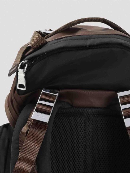 26FW 프라다 리나일론 테크니컬 백팩 2VZ121VDOM2DMGF03MQ DARK BROWN - PRADA