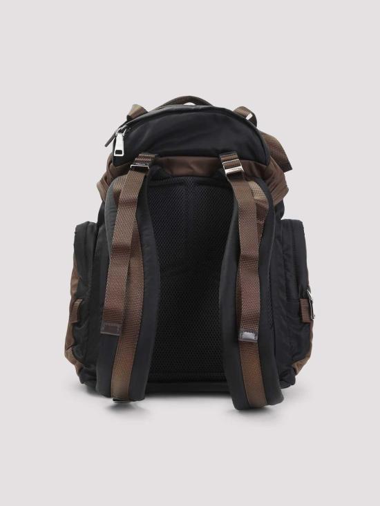 26FW 프라다 리나일론 테크니컬 백팩 2VZ121VDOM2DMGF03MQ DARK BROWN - PRADA