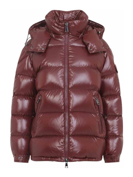 26FW 몽클레어 마레 후드 쇼트 다운 재킷 L20931A0014268950464 DARK RED
